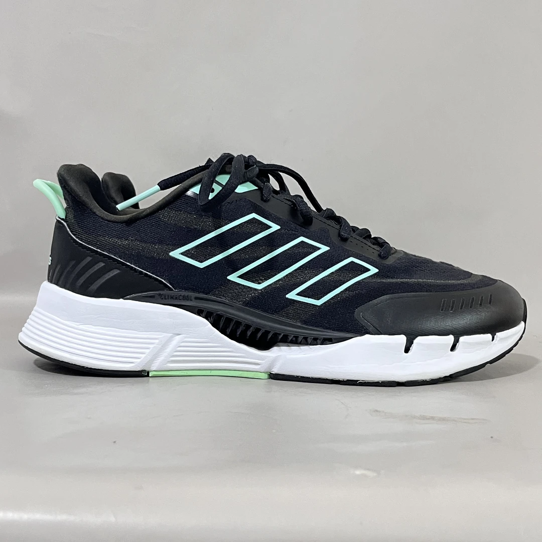 40码adidas Climacool Venttack 跑鞋 黑绿 二手/90新