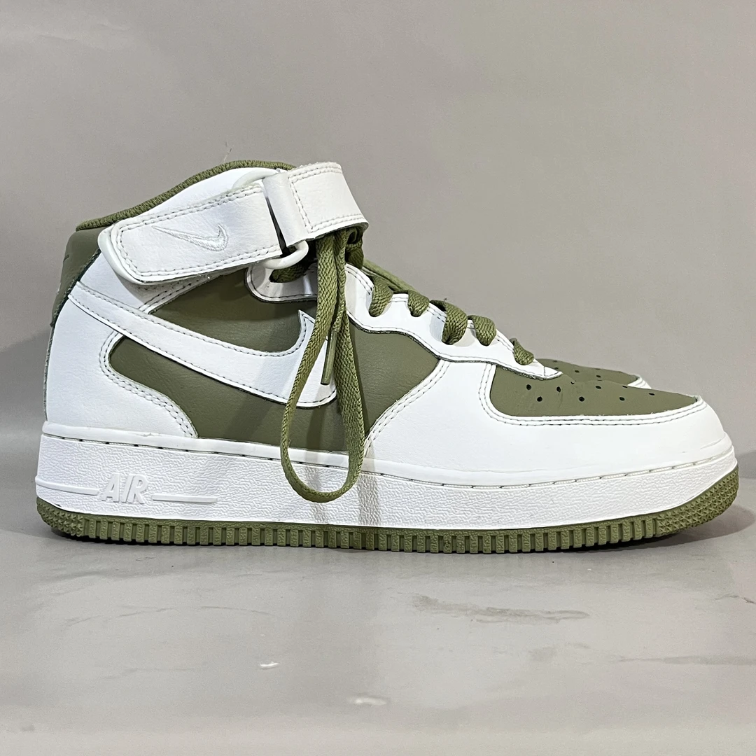 39码Nike sample sale 空军一号 板鞋 白绿 公价999 二手/90新