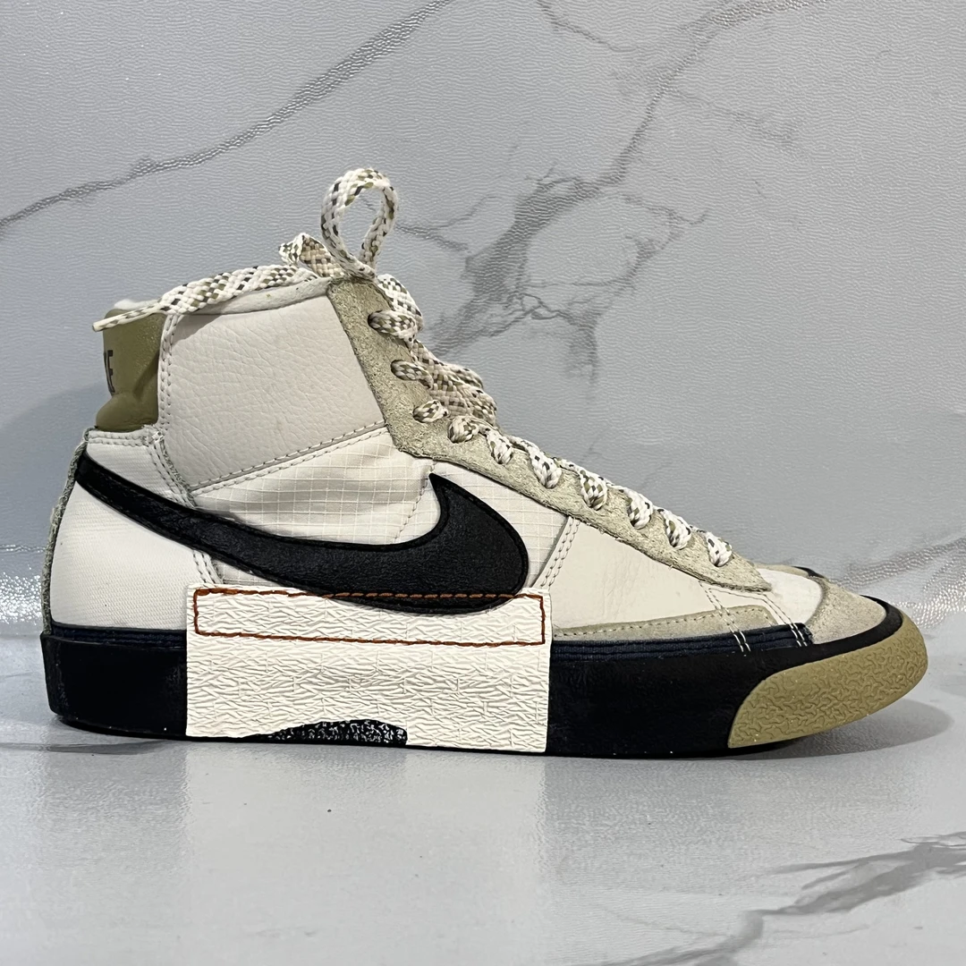 40.5码Nike Blazer 板鞋 米白色/黑色 二手/90新