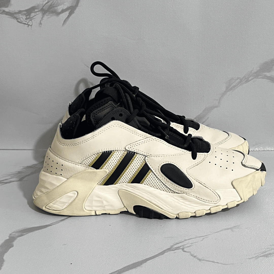 40.5码adidas 2019 实战篮球鞋 白黑黄 公价999 二手/90新