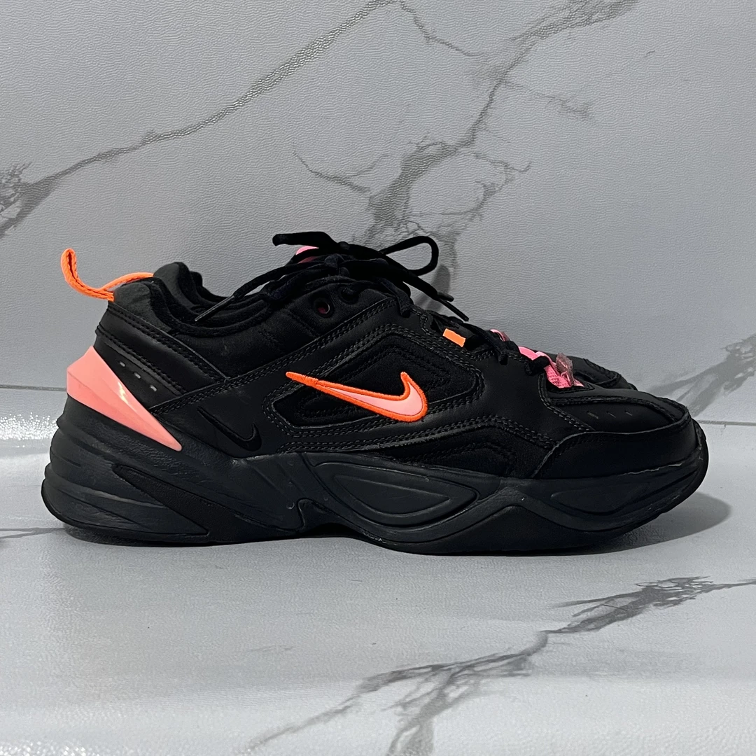 43码Nike M2K Tekno 增高鞋 老爹鞋 黑粉 公价799 二手/90新