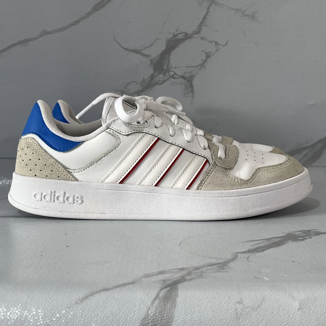 42.5码adidas T头鞋 板鞋 白色 公价599 二手/90新