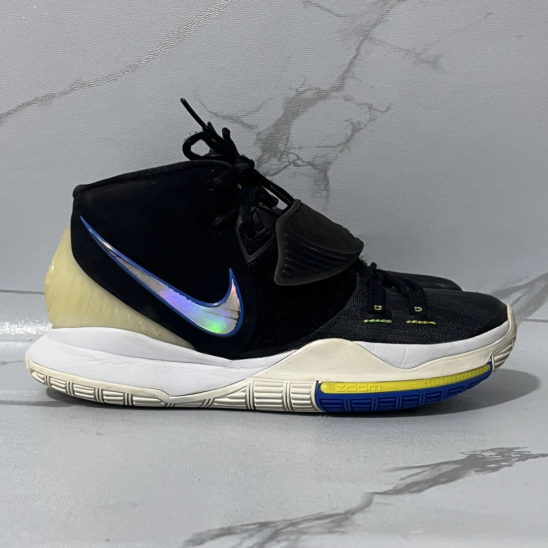 40码Nike 欧文6 实战篮球鞋 黑色/炫银 公价999 二手/90新