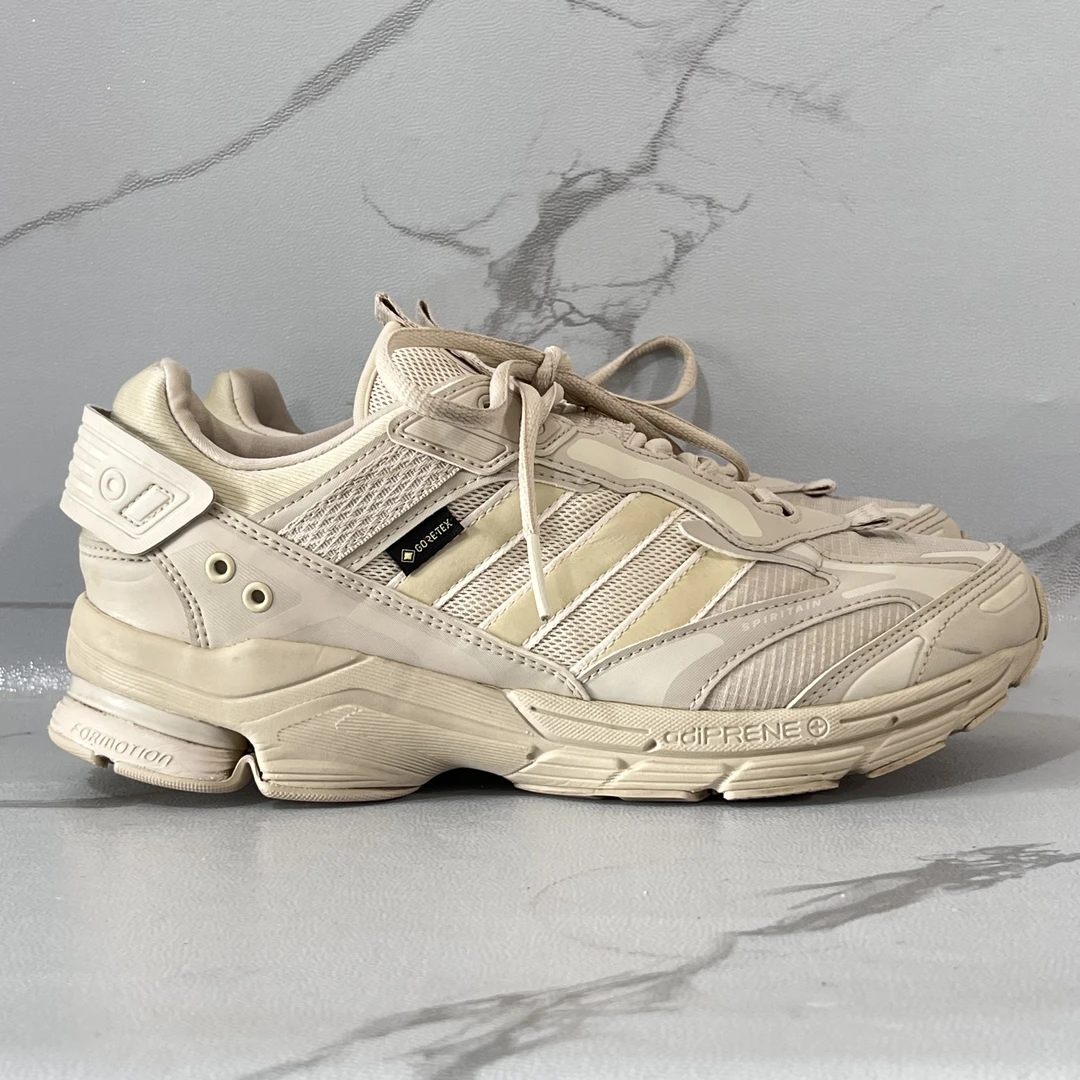 40码adidas Spiritain 2000 跑鞋 灰色/米色 二手/90新