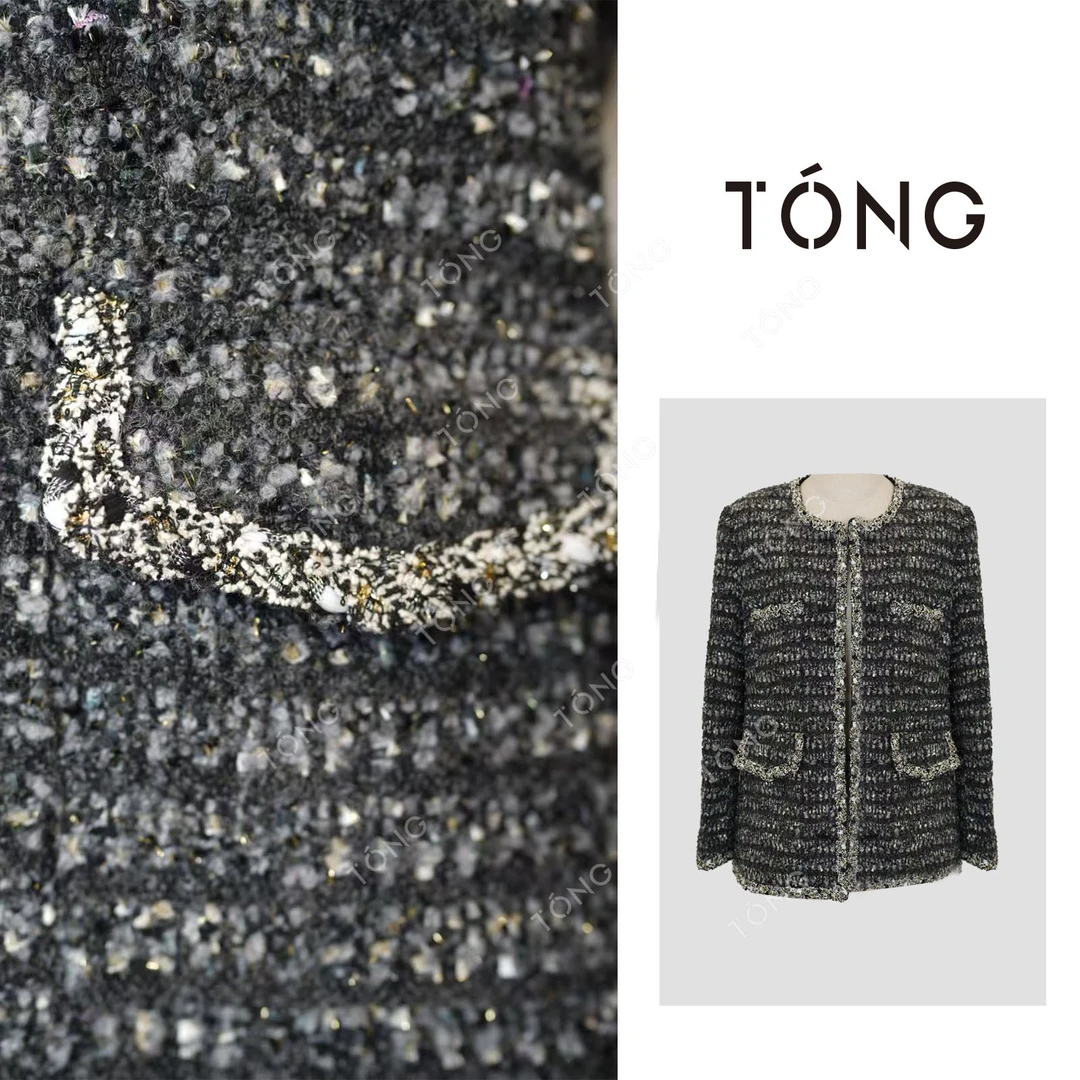 【法式千金】小香·低调老钱风混纺短款外套 GW028