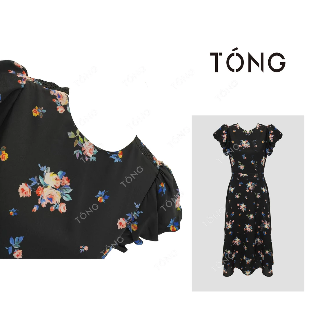 【年轻的你】超级显瘦度假风连衣裙长裙小女人 G00739