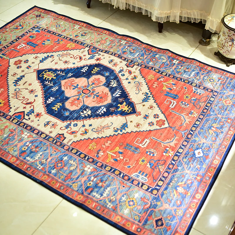 地毯客厅沙发家用卧室床边毯摩洛哥风格