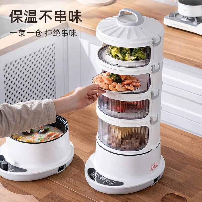 保温菜罩电加热智能冬季多功能插电多层家用餐桌罩子饭菜保温神器