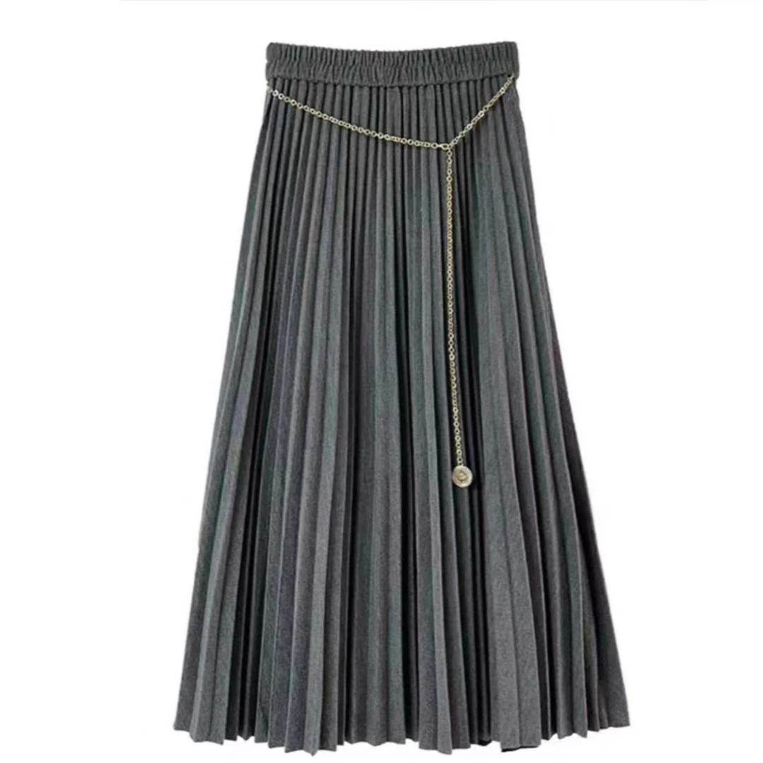 【高端轻奢定制】2024秋冬新款显瘦气质半身裙#176