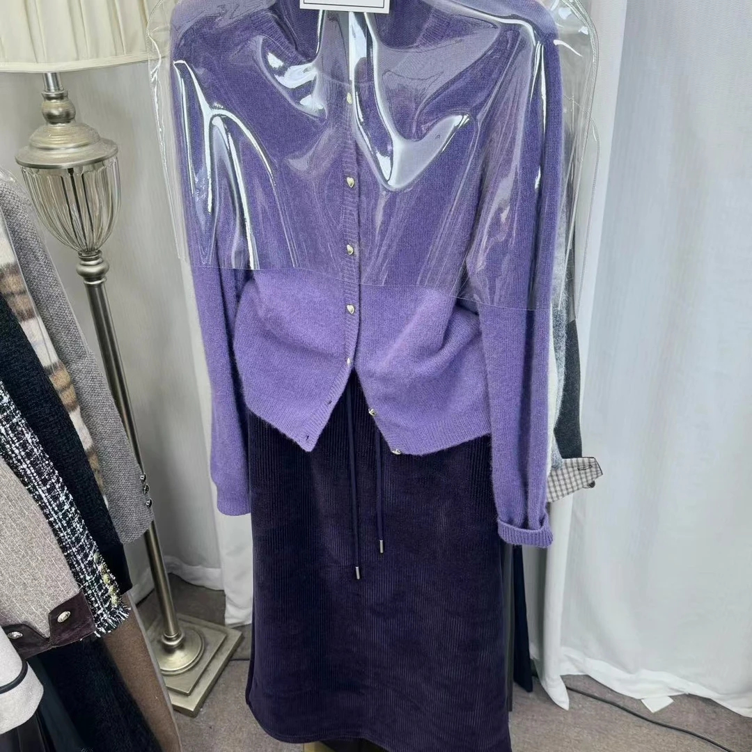 【高端定制女装】轻奢系列现货2024春秋新款zhaun柜套装时尚气质