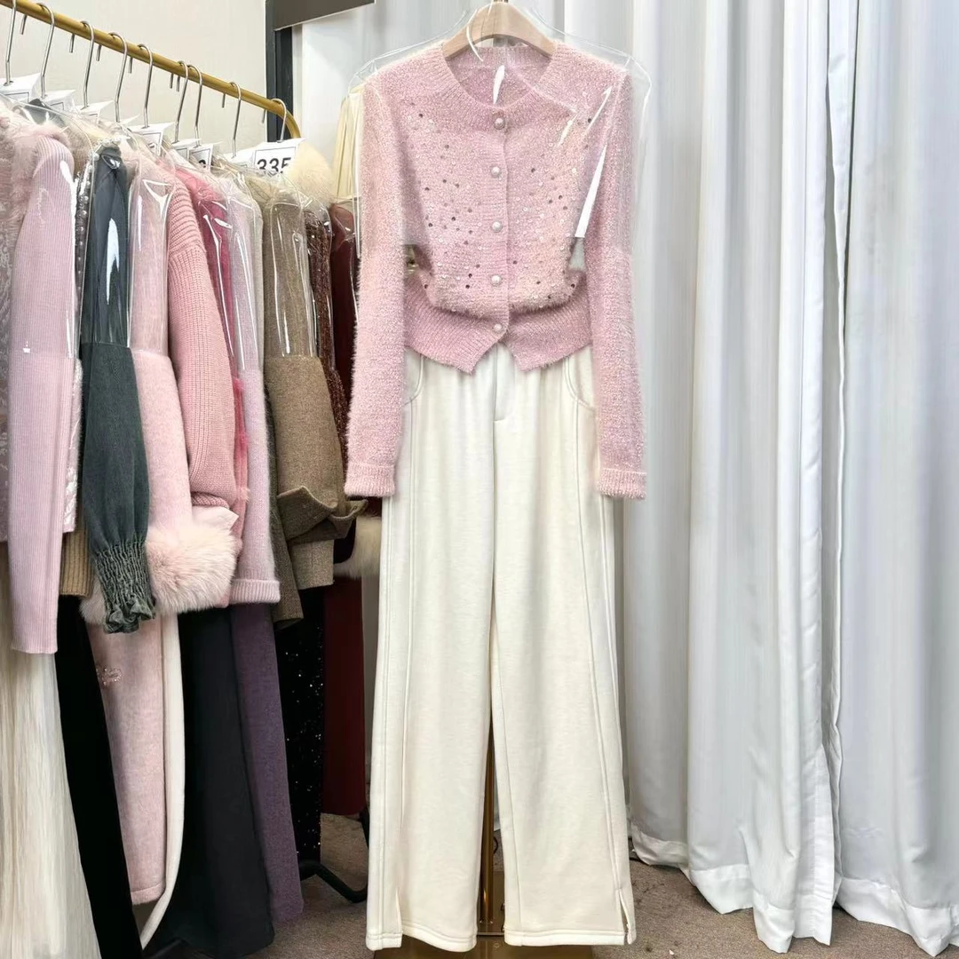 【高端定制女装】捡lou轻奢系列2025春夏新款zhaun柜套装时尚气质