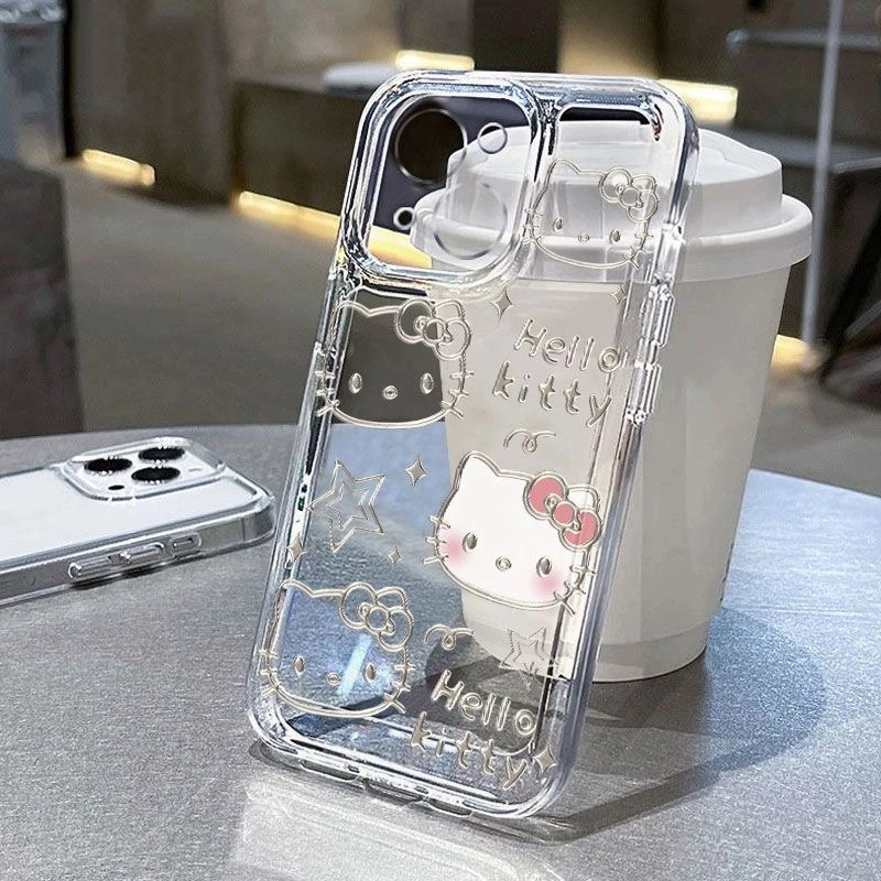 可爱KT猫苹果15Pro手机壳15Promax防摔13/14pro全包12苹果手机壳