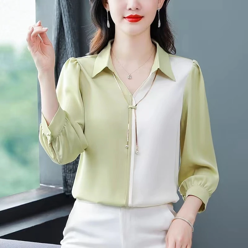 2805-时尚气质百搭简约设计感上衣