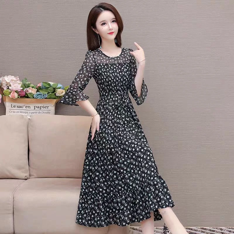 2777-时尚气质百搭设计感连衣裙