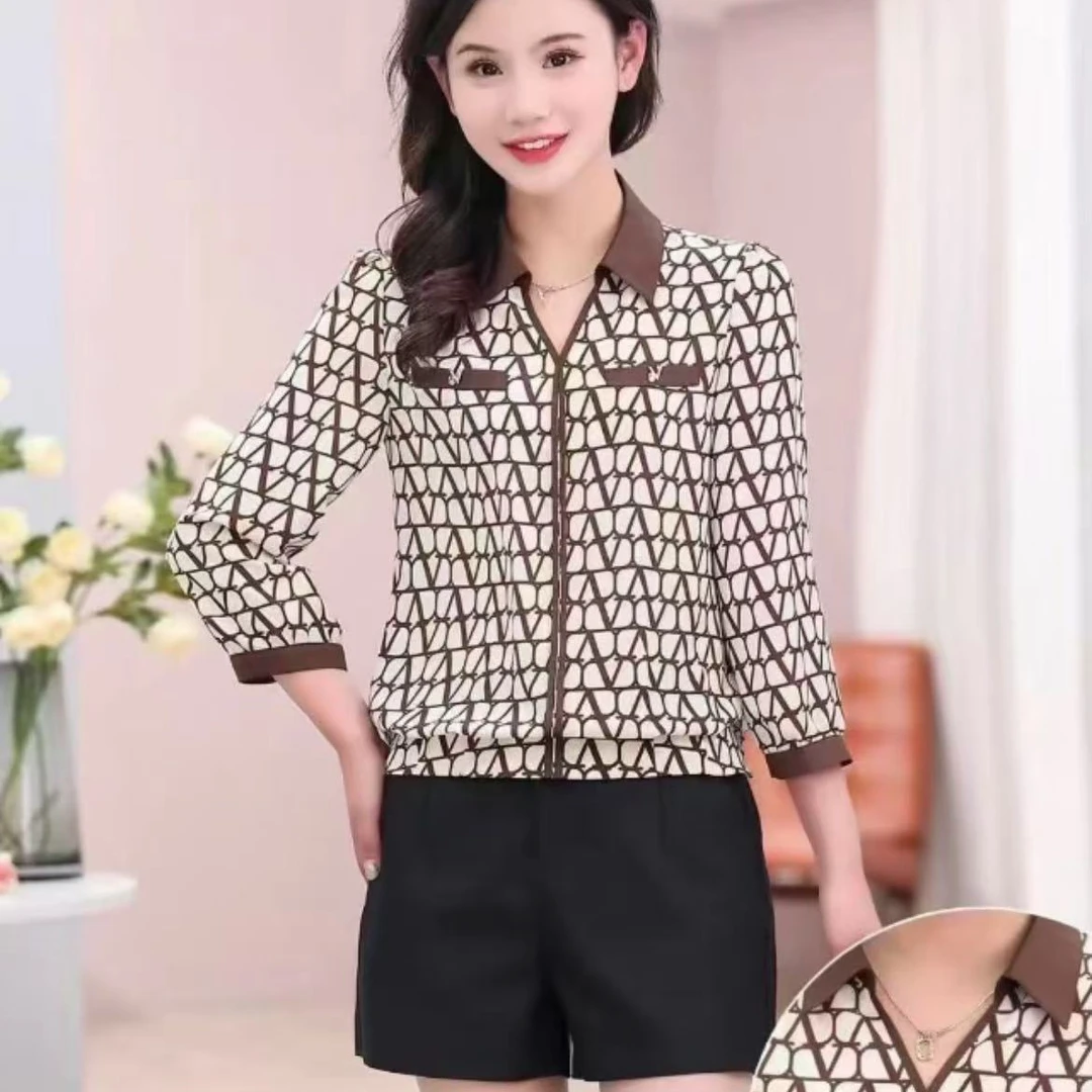 2771-时尚气质百搭简约设计感上衣