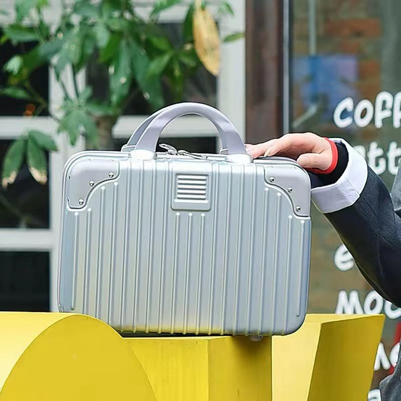 14寸化妆箱手提箱小号旅行收纳箱拉杆箱套包小型子箱洗漱箱可