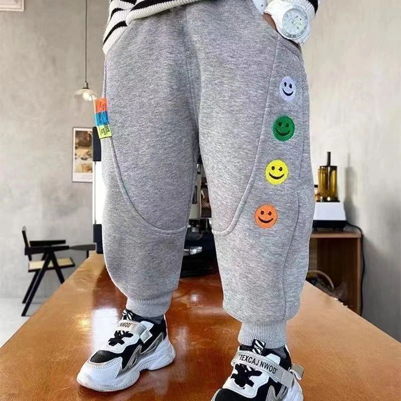 【冬季大促】男童裤子秋装款外穿长裤男女童秋装卫裤中小儿童洋气