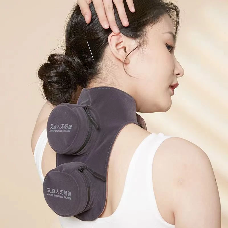 灸盒颈椎无烟包艾灸盒无烟套餐热敷艾条艾柱颈部专用