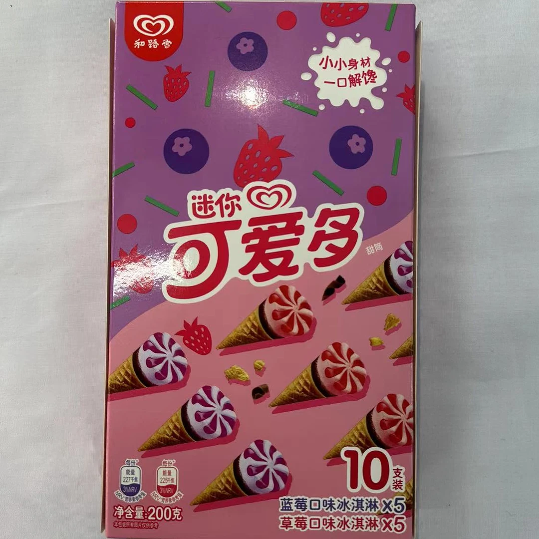 迷你可爱多混合口味十支装冰淇淋