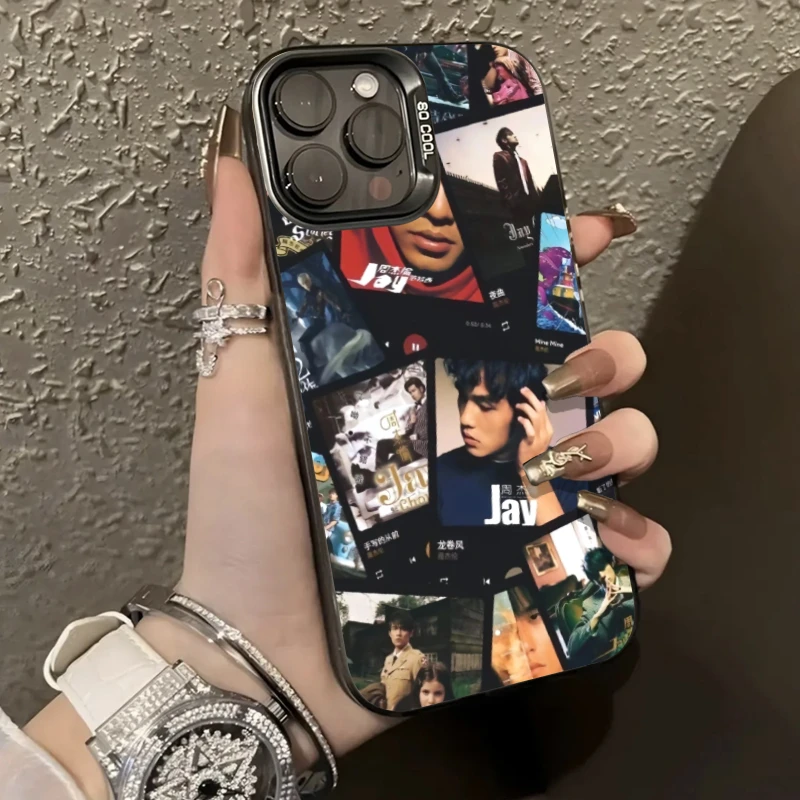 周董月光透黑适用苹果15手机壳iPhone13/14promax新款12全包11软