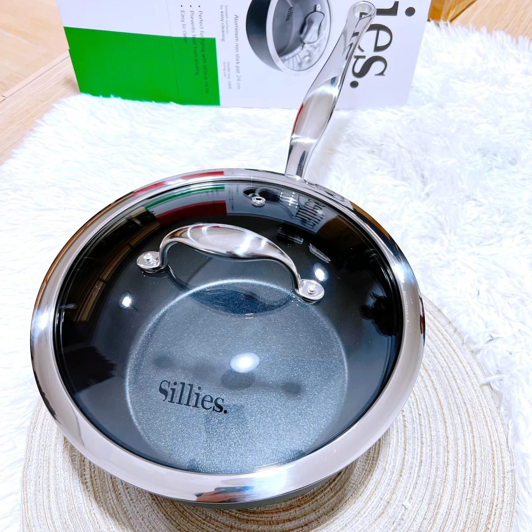 出意大利 硬质阳极氧化单柄24不粘炒锅 24*10.5