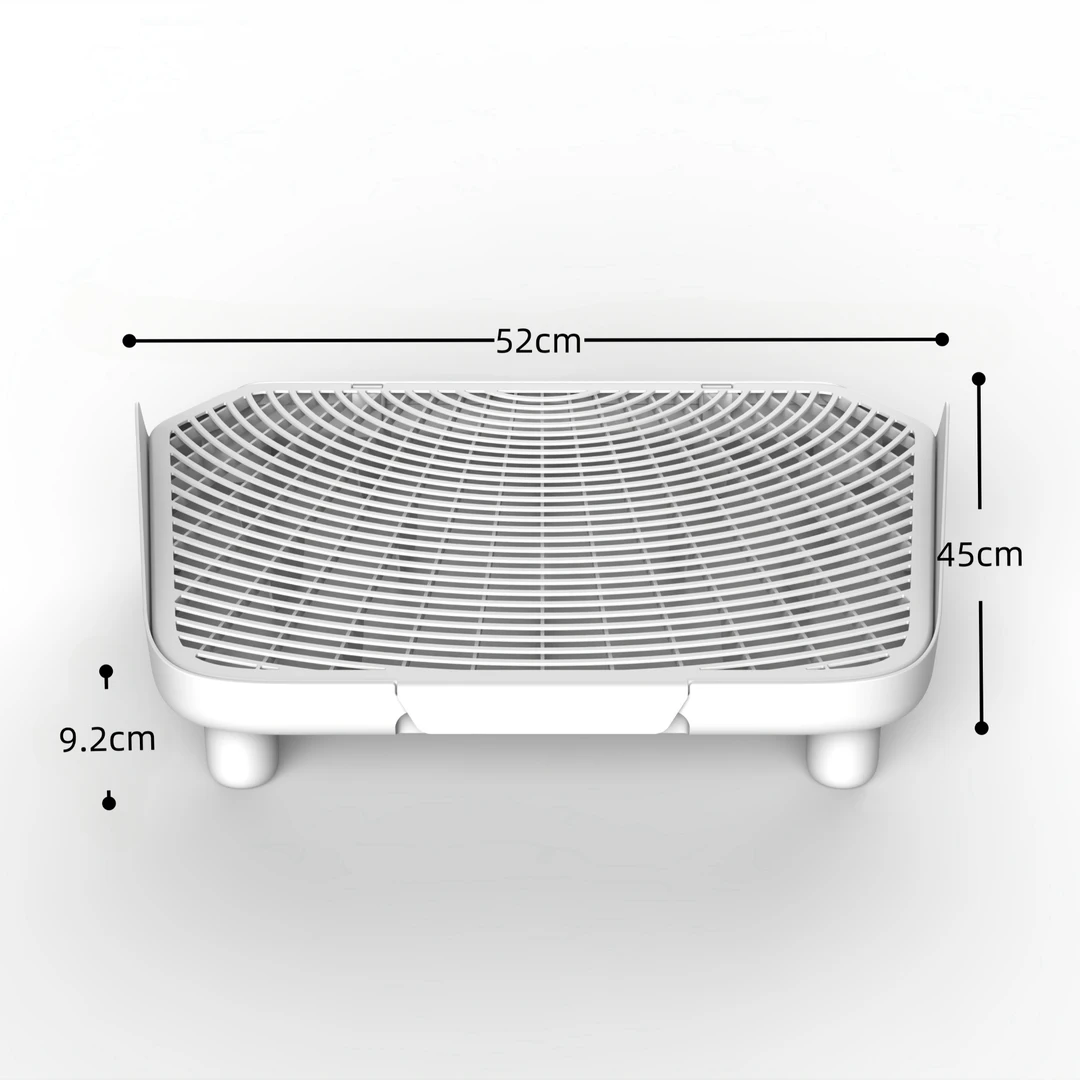 LUSMO/鹿沫控砂踏板猫砂盆通用猫砂垫双层猫砂盆适用大容量加厚
