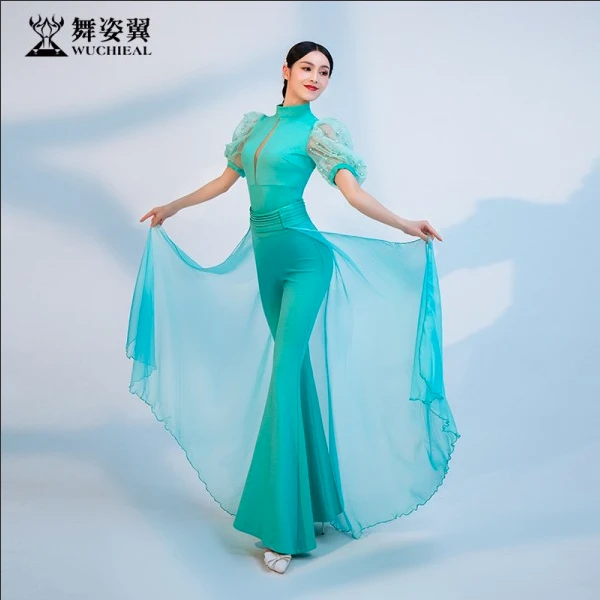 XT676-1 舞姿翼礼仪衣形体服导师款T台走秀服