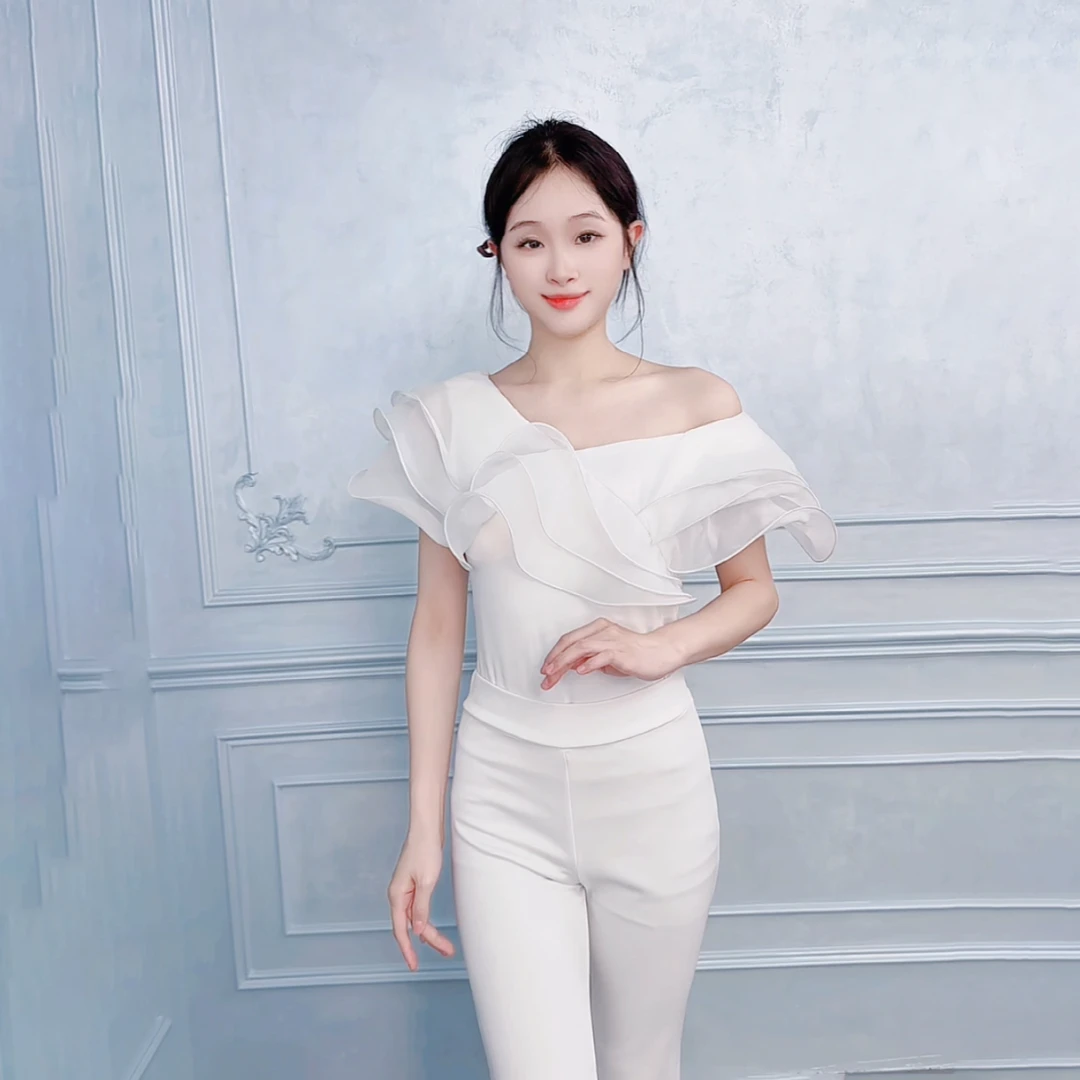 XT698-1 舞姿翼导师服T台走秀出场服舞蹈服单上衣