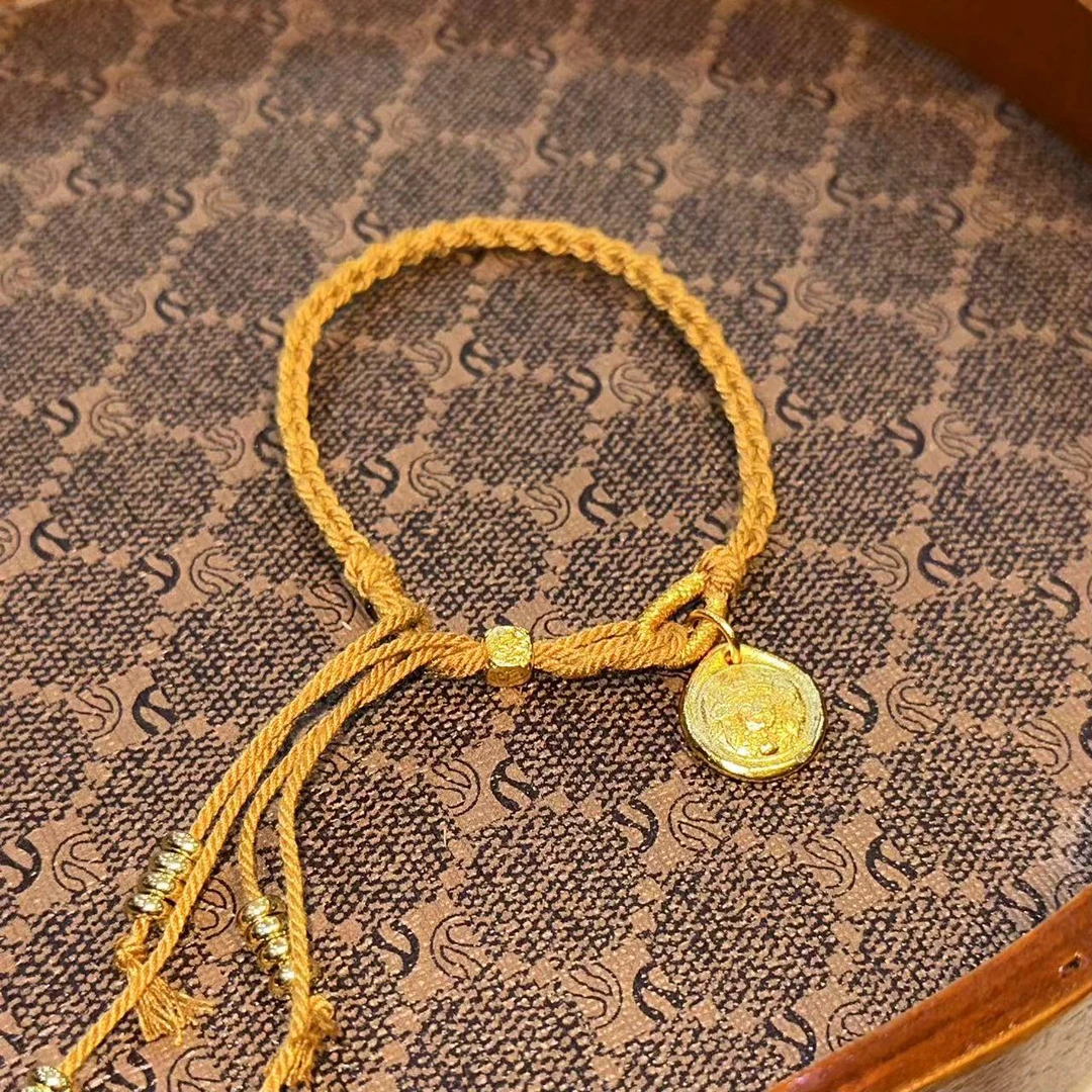 铜合金手链 黄米神编织时尚手链-2462