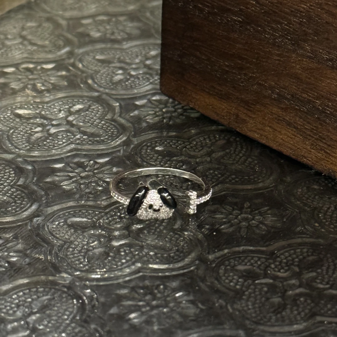 铜合金戒指 轻奢气质小狗戒指-3277