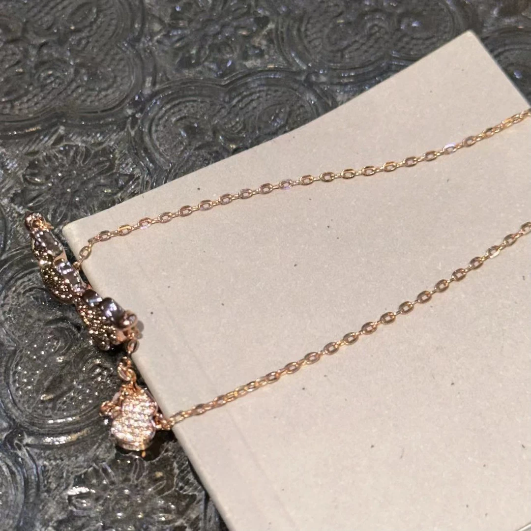 铜合金项链 双个葫芦时尚项链-66142