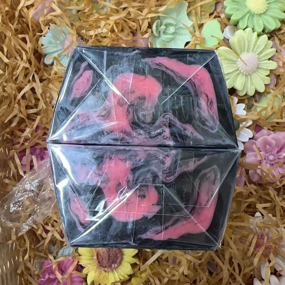 名媛纪烈焰红唇去泥手工精油皂