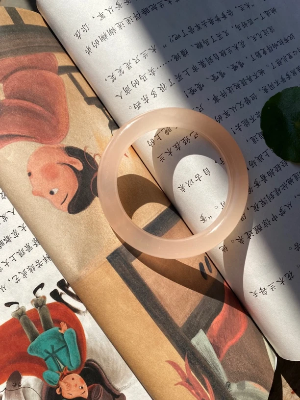 天山翠【冰粉】圆条手镯女款