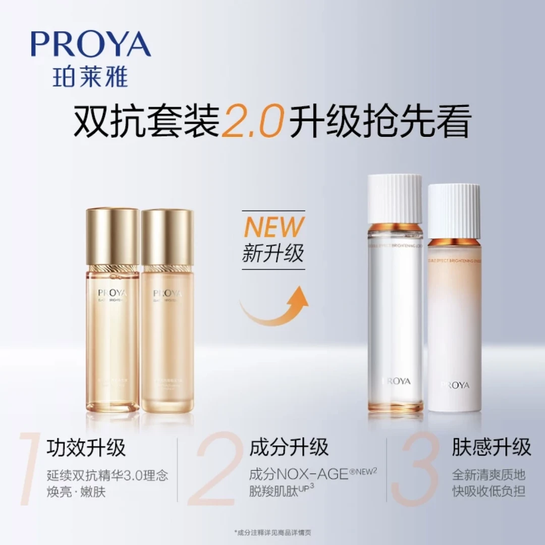 PROYA/珀莱雅水乳护肤组合补水抗老抗糖抗氧紧致保湿抗初老乳液