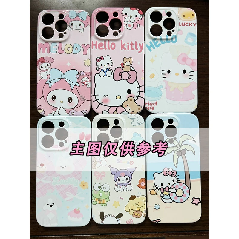 【手机壳拍一拆三加转盘一次】适用于苹果手机壳可爱卡通苹果涂鸦