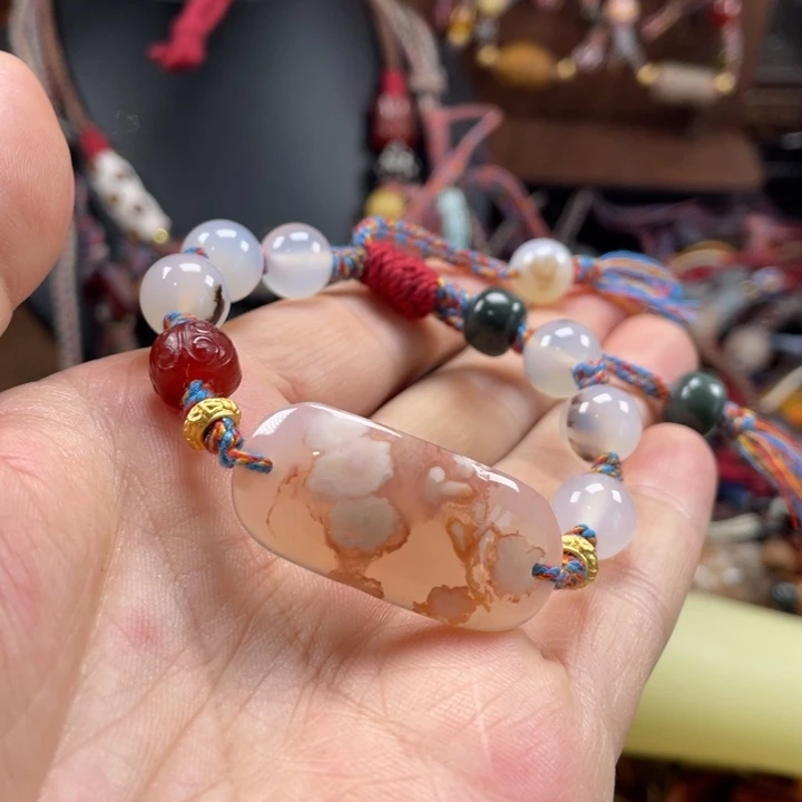 玛瑙/玉髓手链未镶嵌