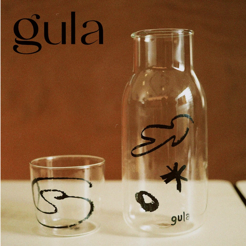 gula Soju Set 一口自由烧酒玻璃杯壶套组 壶400ml杯120ml