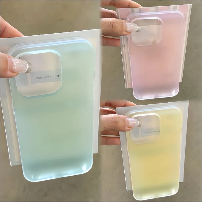 夏日多巴胺纯色适用iPhone15promax手机壳小米14苹果14_13_12软11