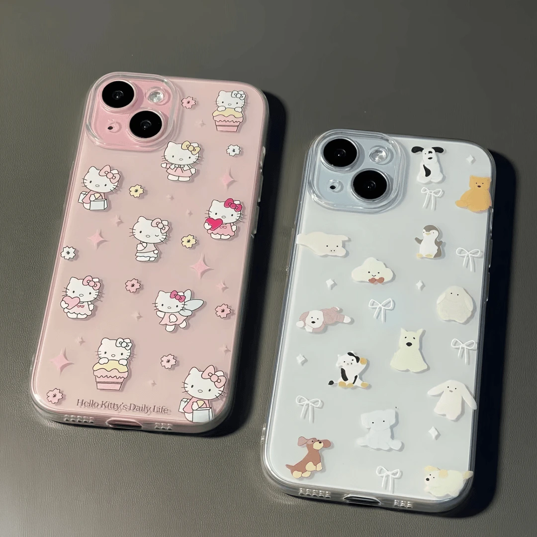 满屏动物适用苹果15/14手机壳11iphone13pro女12小米vivo华为oppo