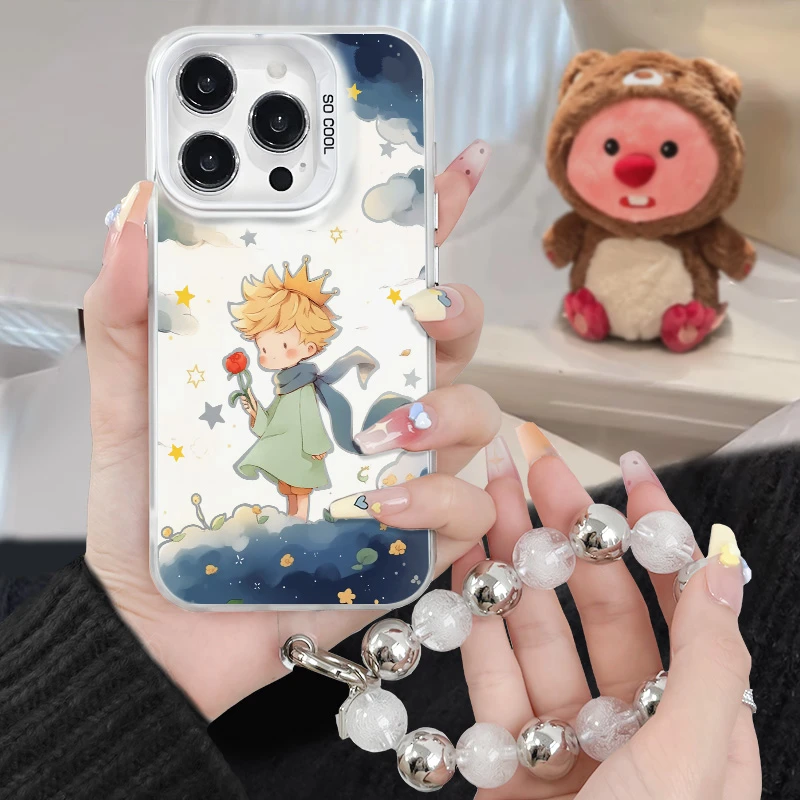 玫瑰小王子适用苹果15iPhone14华为OPPOvivo小米手机壳个性保护套