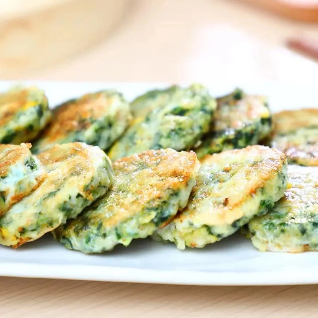 特别菜园速冻蒲公英小煎饼270克/袋煎饼速食健康营养儿童早餐优选