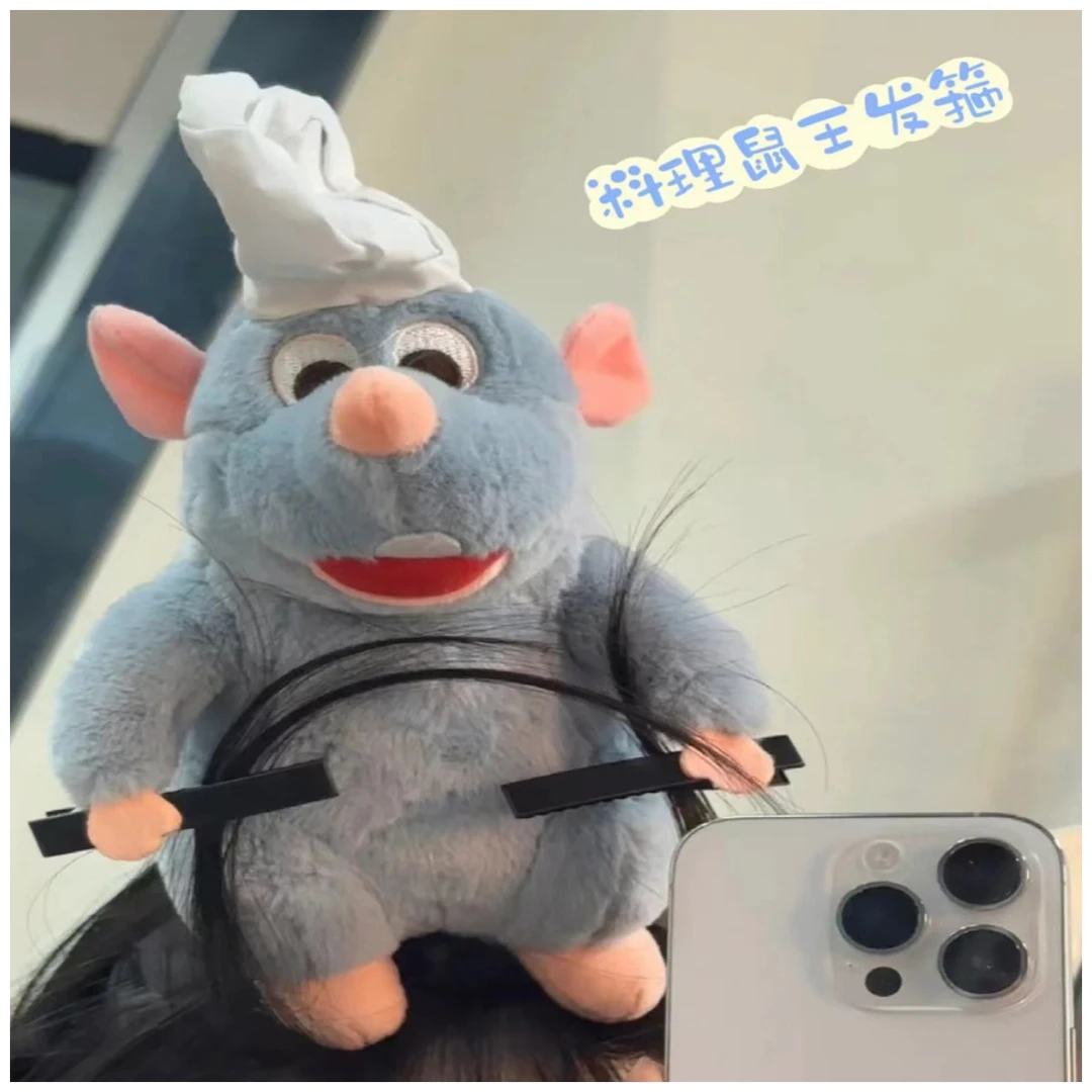 网红同款料理鼠王发箍丑东西超萌个性玩偶娃娃搞怪少女创意头箍女