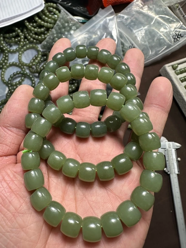 9✖️10纯天然-和田玉-工厂直售G19-2老型手串（多样性发货拍一发一）