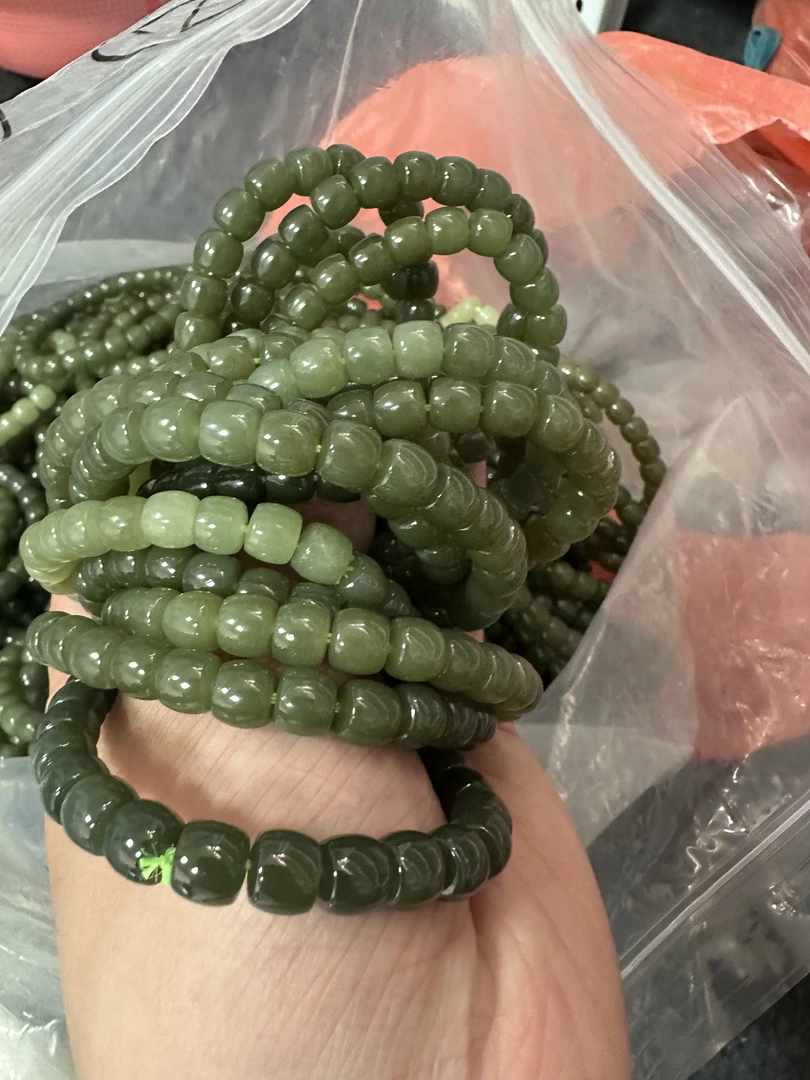 7✖️8纯天然-和田玉-工厂直售G18-3直切手串（多样性发货拍一发一）
