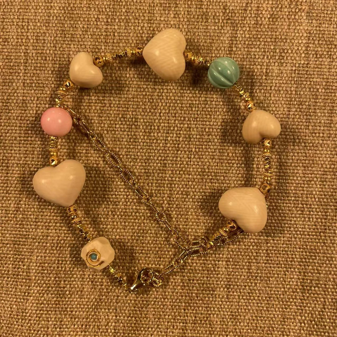 小马爱心手串满纹毕业手串