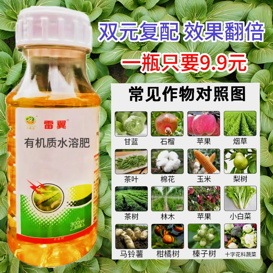 甲维盐农用甜菜夜蛾菜小菜蛾果树蔬菜有机质水溶肥料高效适用种植