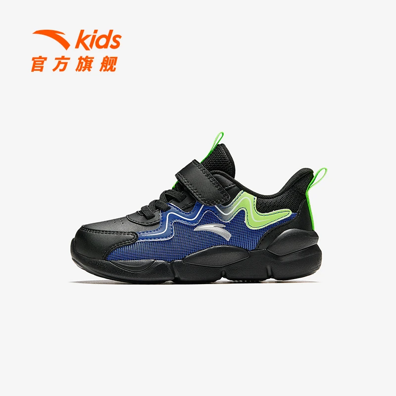 安踏儿童男女小童跑鞋2025款透气舒适防滑耐磨儿童休闲运动跑步鞋