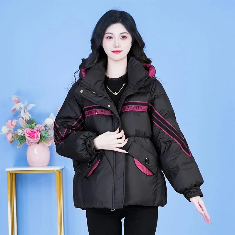 高级感加厚保暖棉服外套女士2024秋冬装小个子洋气短款面包服外套
