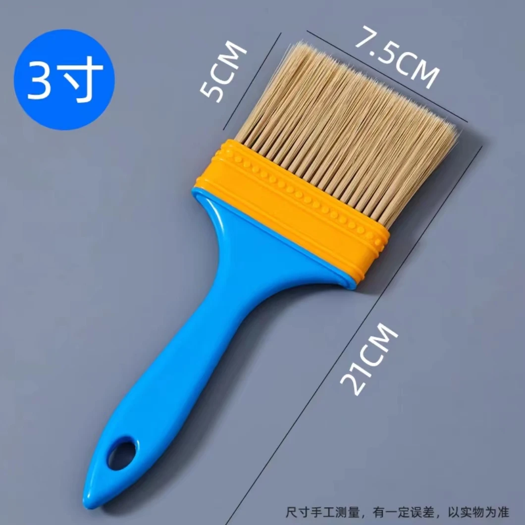 尼龙毛刷油漆刷子涂料毛刷子刷胶水工业用植入刷子清洁除尘画刷