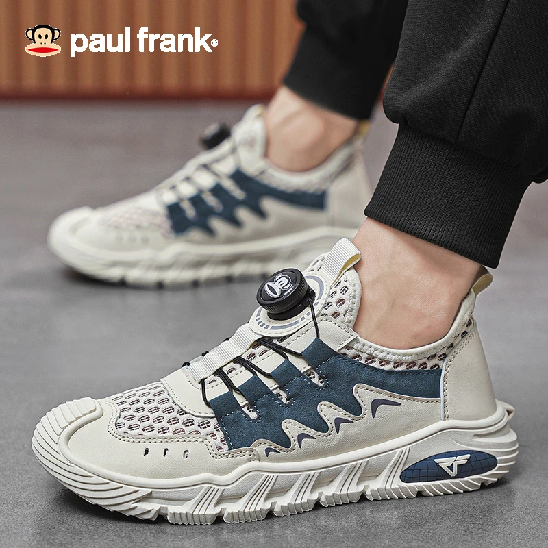 大嘴猴男鞋休闲百搭风夏季透气潮鞋男士飞织网面鞋学生时尚休闲鞋